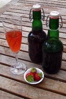 strawberry wine cooler