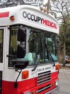 Occupy Medical Mobile Clinic - photo by David Sierralupe