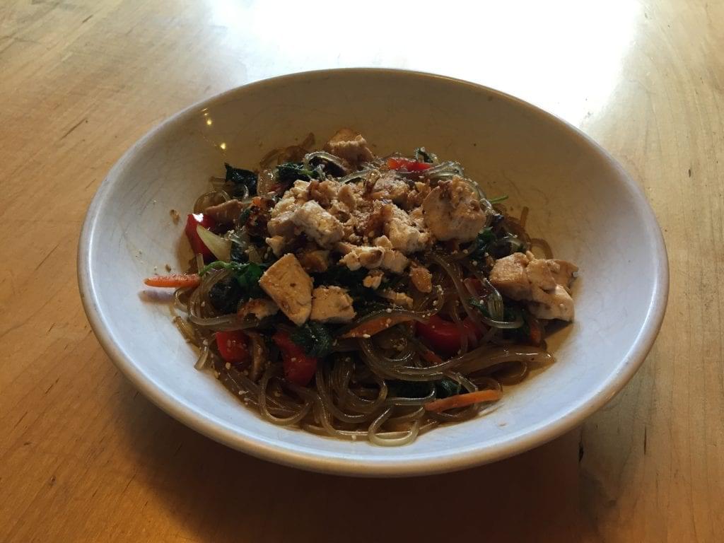 vegetarian korean noodles