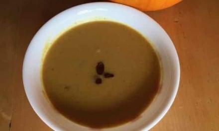 Pumpkin Spice Soup: Curry-style Blended Soup for Fall