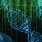 DNA strands with computer code