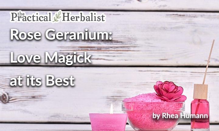 Rose Geranium Magick: Love Magic at its Best by Rhea Humann